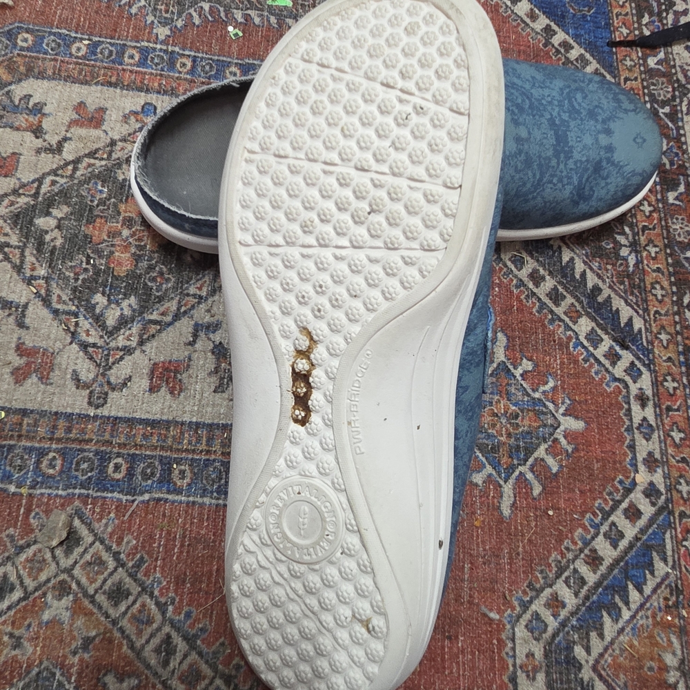 REVITALIGN Blue Patterned Mules - image 5